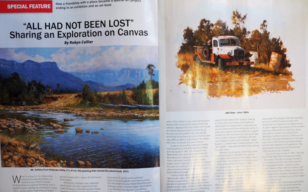 AUSTRALIAN ARTIST MAGAZINE – November Edition 2017.